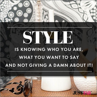 Quote :: Style is.... 
